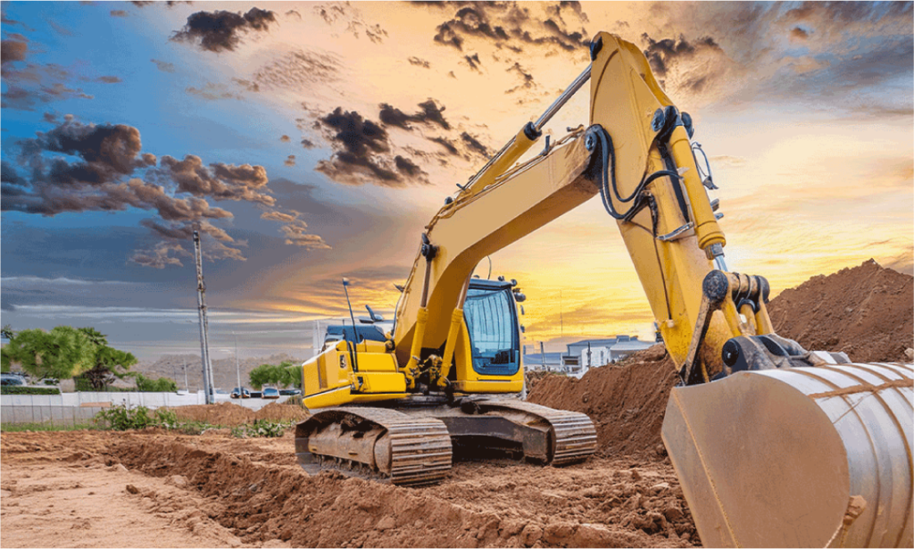 Movimentação de terra para pavimentação